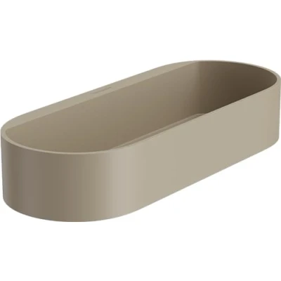 Immagine di hansgrohe WallStoris Planet Edition cestino portaoggetti, doccia senza forare, scatola porta oggetti bagno, organizer accessori sabbia, 28912210