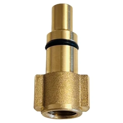 Immagine di M&amp;M Smartek Adattatore per idropulitrice Compatibile con Lavor, Parkside, Ferrix Attacco filettato Femmina 1/4&quot;&quot; 1: Interno 2: a baionetta Parkside ECC