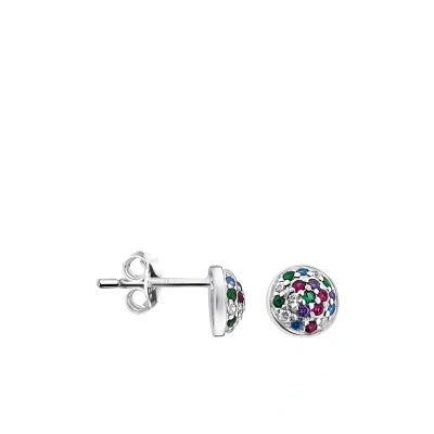 Immagine di SOFIA MILANI Orecchini da Donna in Argento 925 con Pietra Zircone a Perno Cerchio 20965