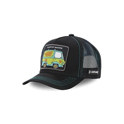 Immagine di Capslab Mytery Machine Scooby Doo Black Trucker Cap One Size
