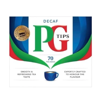 Immagine di PG Tips DCaf Tea Bags Decaffeinated Ref A04101 [Box of 80]
