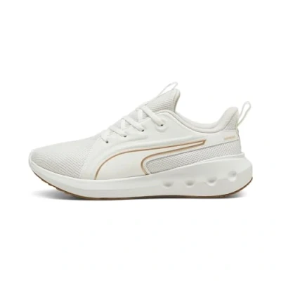 Immagine di Puma Softride Carson Scarpe running neutre, Donna, Taglia: 44.5, Warm white/gold Tessuto / sintetico