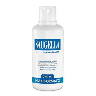 Immagine di Saugella Dermoliquido Detergente Intimo pH 3,5 750 ml