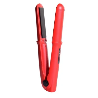 Immagine di Beter Piastra per capelli wireless Mini GRWM, dimensioni compatte viaggi, ricaricabile tramite USB, temperatura regolabile fino a 200C Rosso