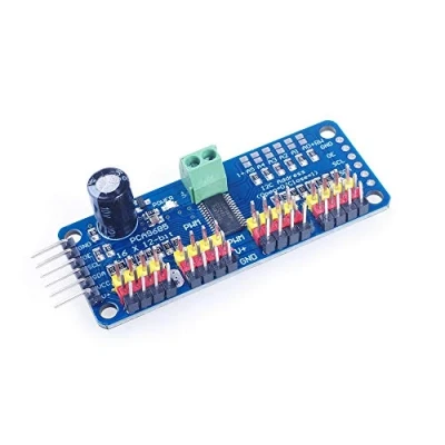 Immagine di ANGEEK PCA9685 16 canali 12 Bit PWM servo Driver Motore modulo I2C interfaccia IIC Compatibile con Arduino Robot e Raspberry Pi