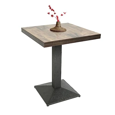 Immagine di Drumm tavolo pieghevole da bar, giardino in plastica, altezza regolabile, per uso interno ed esterno (60 x 60 75 cm)
