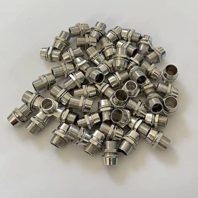 Immagine di Lumetheus, portalampada LED 3 mm, in metallo argento, base per diodi luminosi, con anelli di montaggio filettati, confezione da 25