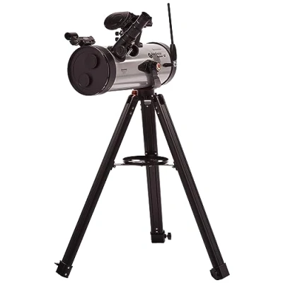 Immagine di Celestron 22453 Telescopio riflettore newtoniano StarSense Explore LT127AZ abilitato per smartphone due oculari, lente di Barlow 2x, dock telefono e treppiede regolabile in altezza, Argento