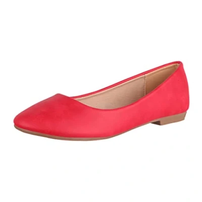 Immagine di Elara Ballerina da Donna Comodo Slip Ons Flat Chunkyrayan NEU B3039H BL Red 41