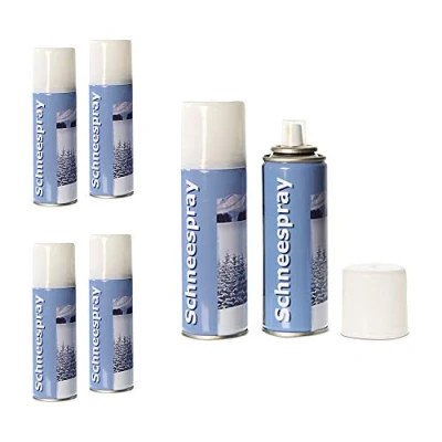 Immagine di Cepewa set di 6 spray per neve da 111 ml, con artificiale, Natale (2 x 3 pezzi)