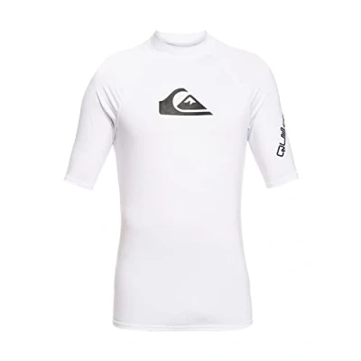 Immagine di Quiksilver All Time Camicia Rash Guard, Bianco, S Uomo
