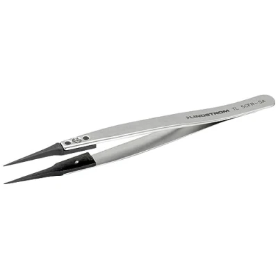 Immagine di Lindstrom, Pinzette, Lindström TL 5CFR SA Pinzetta ESD 5CF a punta 130 mm