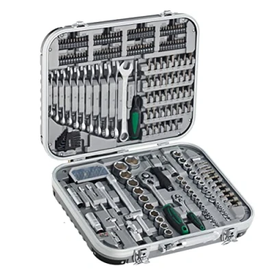Immagine di Kit di chiavi a bussola metrico 1/4 (6.3 mm), 1/2 (12.5 mm) 232 parti M98450