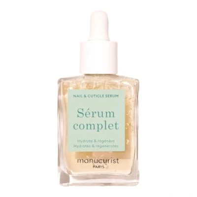 Immagine di Manucurist Siero Completo, Trattamenti per le Unghie Rovinate e Cuticole, Idrata Rigenera che si Spezzano, Texture Gel Non Untuosa, Bio based all&#039;86,5%, Made in France, 15 ml