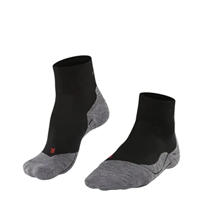 Immagine di FALKE TK5 Wander Short M SSO lana filo funzionale sottili antivesciche 1 paio, Calzini da escursionismo Uomo, Nero (Black Mix 3010), 46 48