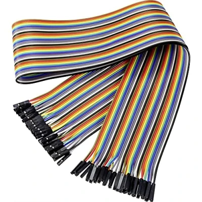 Immagine di Renkforce JKFF406 Cavo jumper Arduino, Banana Pi, Raspberry Pi [40x presa 40x jumper] 60.00 cm Colorato
