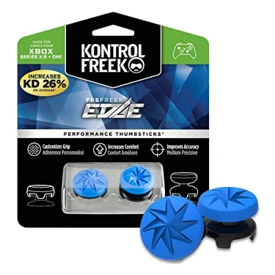 Immagine di KontrolFreek FPS Freek Edge per Xbox One e Series X Controller Levette Performance 1 alta Convessa, bassa Convessa Blu