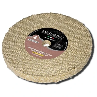 Immagine di Lux Metal Disco Lucidatura Sisal Pura Ultra Hard 300 mm in Dischi per Lucidare A Specchio Alluminio Sgrossatura Metalli Acciaio Inox Ruota Lucidante Lucidatrice Mola Elimina Graffi Ottone Rame Ferro