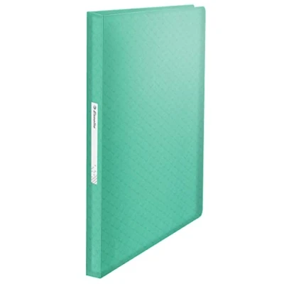 Immagine di Esselte Espositore Organizer A4 con 80 tasche, Capacità 160 fogli, Utilizzabile a Casa e in Ufficio, Gamma Colour&#039;Breeze, Motivo Rilievo, 25 mm x 310 233 Verde