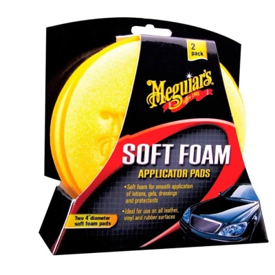Immagine di Soft Foam Applicator Pads spugna per aplicazioni Meguiars 650012 2 pz.