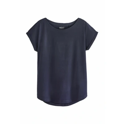 Immagine di Next Round NECK Regular FIT Tshirt basic, Donna, Taglia: XS, Dark navy blue