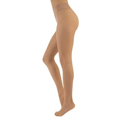 Immagine di Calzitaly Seamless 15 DEN Collant, Donna, Taglia: Small, Beige