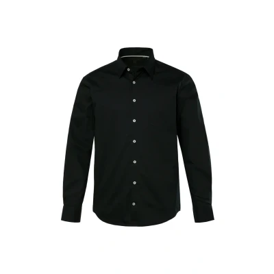 Immagine di JP 1880 Camicia dalla vestibilità Moderna con Maniche Lunghe e Colletto ad Apertura Inglese, Disponibile Fino alla tg. 8XL in Versione Tall Nero 4XL 823925100