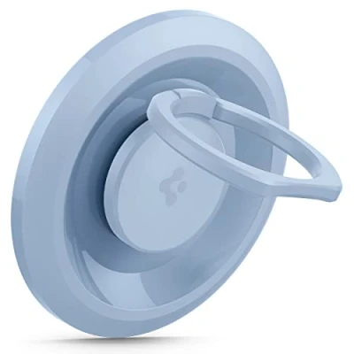 Immagine di Spigen O Mag Anello Cellulare Magnetico, Supporto per MagSafe 360 Rotazione Compatibile con Modelli iPhone 16 Pro Max, Pro, 16, Plus, 15, 14, 13 e 12 Blu