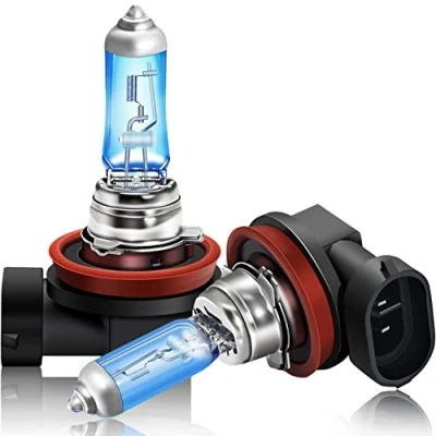 Immagine di DZG H11 Lampadine alogene 12V 55W Faro lampade 5000K Bianco caldo Fendinebbia Lampadina DRL, 2 Pezzi