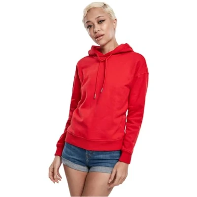 Immagine di Urban Classics Ladies Hoody Felpa con cappuccio, Donna, Taglia: Large, Firered