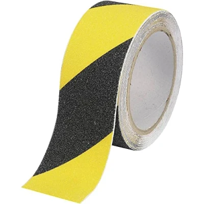 Immagine di Nastro antiscivolo Conrad Components Sugo nero, giallo (L x l) 5 m 25 mm, contenuto: 1 rotolo