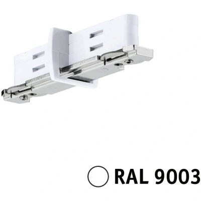 Immagine di Paulmann 95651 Componente per sistema su binario ad alta tensione Separatore di corrente Bianco