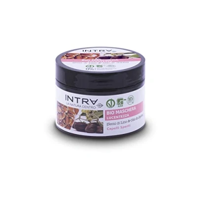 Immagine di INTRÀ Semi di Lino &amp; Jojoba Maschera Capelli Biologica Lucentezza 250ml