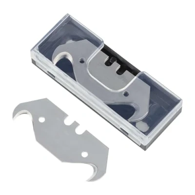 Immagine di wolfcraft 5 lame professionali a uncino 0,65 x 51 mm I 4189000 Accessori per coltelli trapezoidali