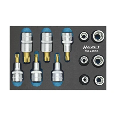 Immagine di HAZET 163 245/12 Modulo attrezzi 12 172 TORX interno , Safety Insert System