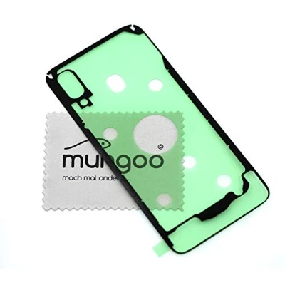 Immagine di Copribatteria adesivo per Samsung Galaxy A40 A405F, guarnizione adesiva con panno la pulizia dello schermo mungoo