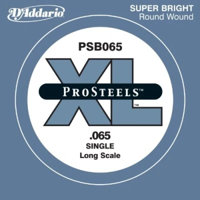 Immagine di Corda singola D’Addario PSB065 ProSteels per basso, Long Scale, .065