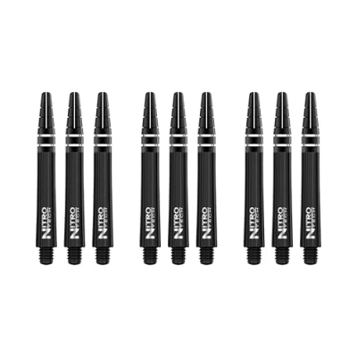 Immagine di RED DRAGON Nitrotech Intermediate Stems Solid Black 3 set per confezione (9 steli in totale)