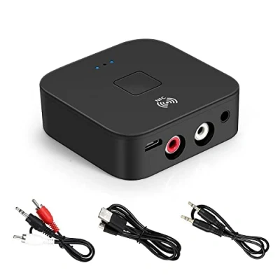 Immagine di Ziyan Ricevitore NFC Bluetooth 5.0 3,5 mm AUX RCA femmina HiFi Wireless Audio Adapter