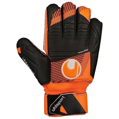 Immagine di uhlsport Soft Resist+ Flex Frame Guanti per portieri di calcio portieri, specialmente erba sintetica e superfici dure, con protezione delle dita