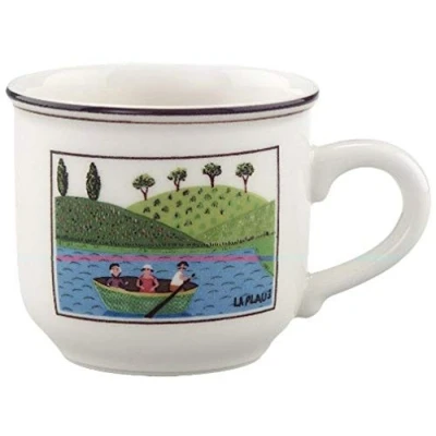 Immagine di Villeroy &amp; Boch Design Naif Tazzina da caffè Barca, Porcellana Premium, Multicolore, 100 ml