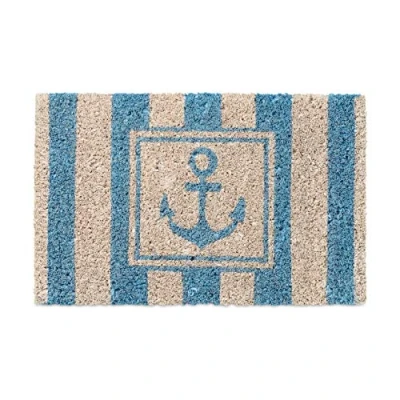 Immagine di Relaxdays Zerbino per Ingresso in Fibra di Cocco, PVC, motivo Hello, Multicolore, 40x25cm