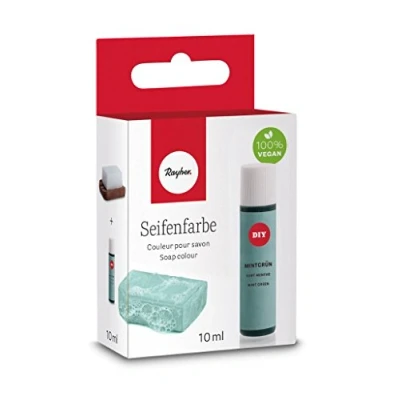 Immagine di RAYHER, colore per sapone, Sb Box da 10 ml, a base d’acqua, verde menta, 10.3 x 6 2.7 cm