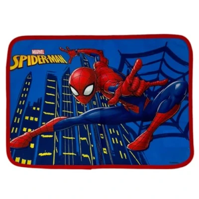 Immagine di tovaglietta in tessuto impermeabile, da tavolo, lavabile e resistente al calore, non assorbe, 40 x 30 cm, 100% poliestere (Spiderman)