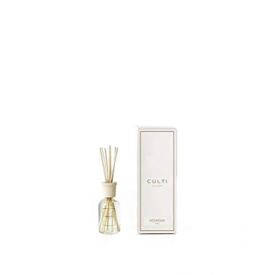 Immagine di Culti Diffusore Bastoncini Stile da 100 ml Milano Fragranza Mountain, al Legno di Cedro e Vetiver Durata 3 Mesi Metratura 10 a 20 mq