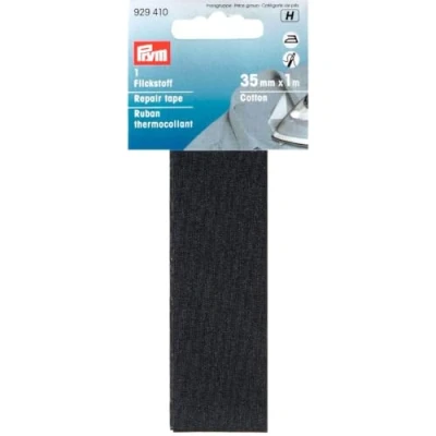Immagine di Prym 3,5 x 100 cm, 0,035 m² Nastro per rammendo in Cotone, Colore: Nero