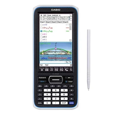 Immagine di Casio FX CP400 Calcolatrice grafica Nero Display (cifre): 25 A batteria (L x P) 89 21.1 206 mm