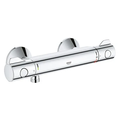 Immagine di Grohe 34562000 Grohtherm 800 Miscelatore termostatico per Doccia, Argento (Chrome/Argent)