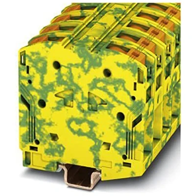 Immagine di Phoenix Contact PTPOWER 50 PE 3260052 Morsetto per cavo di terra Numero Poli (num): 2 10 mm² 70 Verde, Giallo pz.