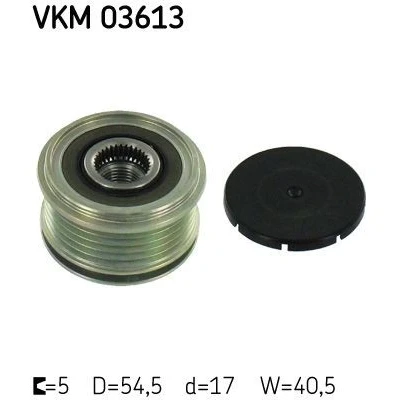 Immagine di SKF VKM 03613 Puleggia Alternatore 40,5 RENAULT: Kangoo I Express, CLIO 2